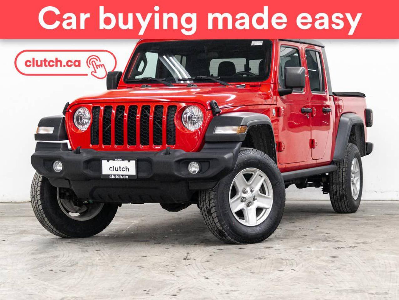 Used 2020 Jeep Gladiator Sport S 4x4 w/ Apple CarPlay & Android Auto, Rearview Camera, Cruise Control for sale in Toronto, ON