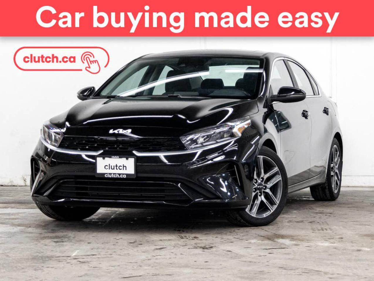 Used 2023 Kia Forte EX+ w/ Apple CarPlay & Android Auto, Power Moonroof, Rearview Cam for sale in Toronto, ON