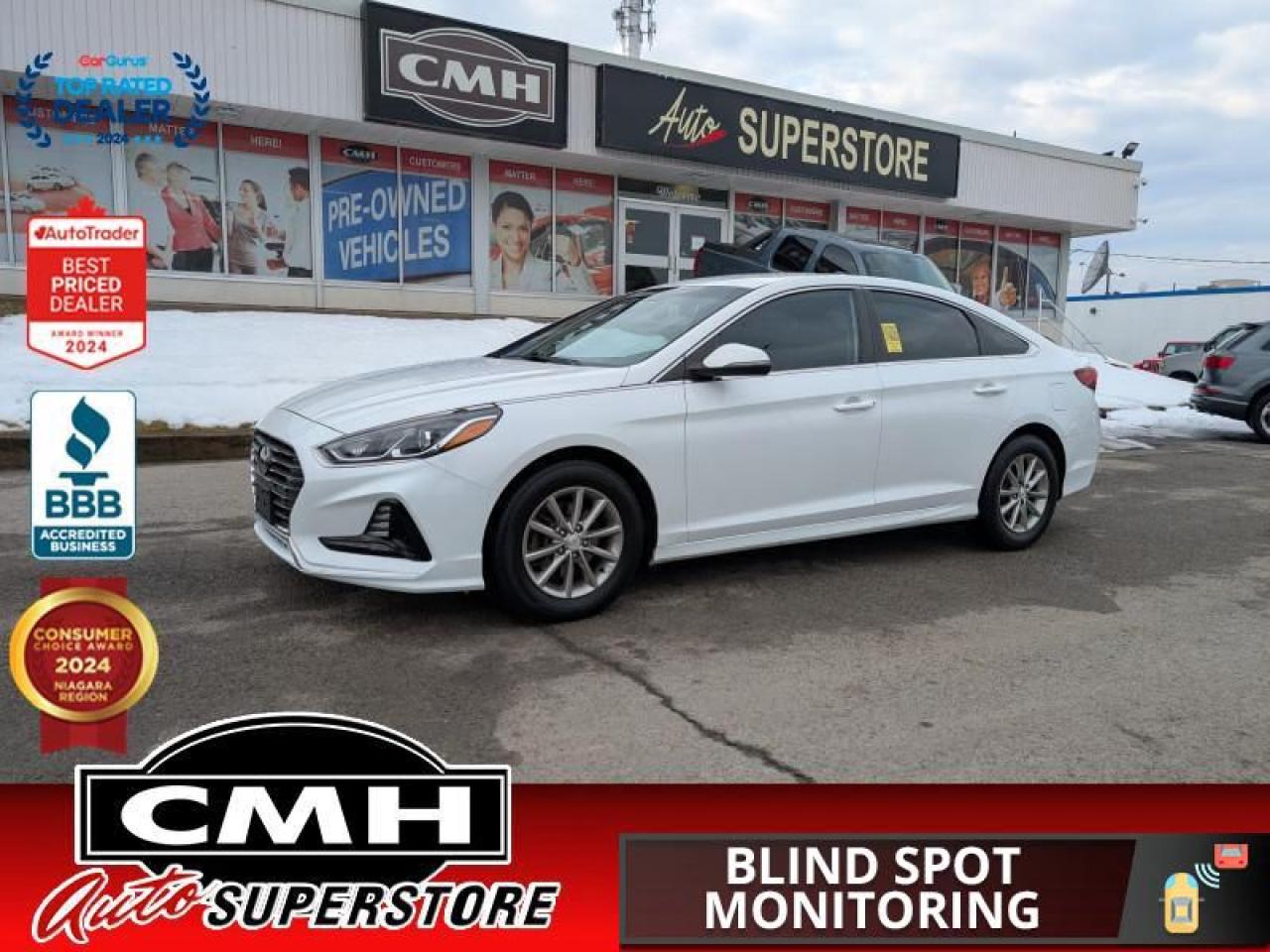 2019 Hyundai Sonata Essential  CAM BLIND-SPOT HTD-SEATS