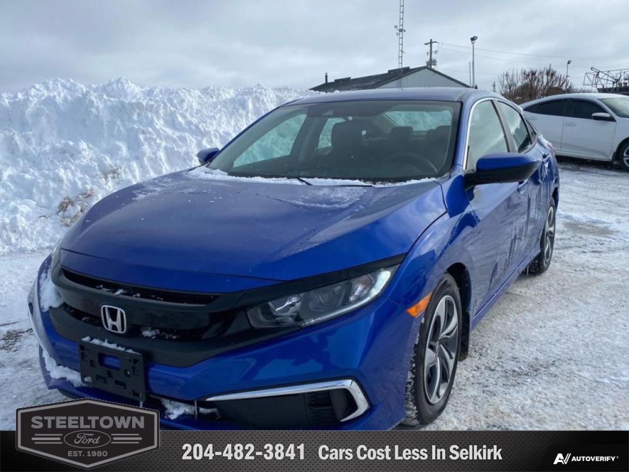 Used 2021 Honda Civic Sedan LX  - Heated Seats -  Apple CarPlay for sale in Selkirk, MB