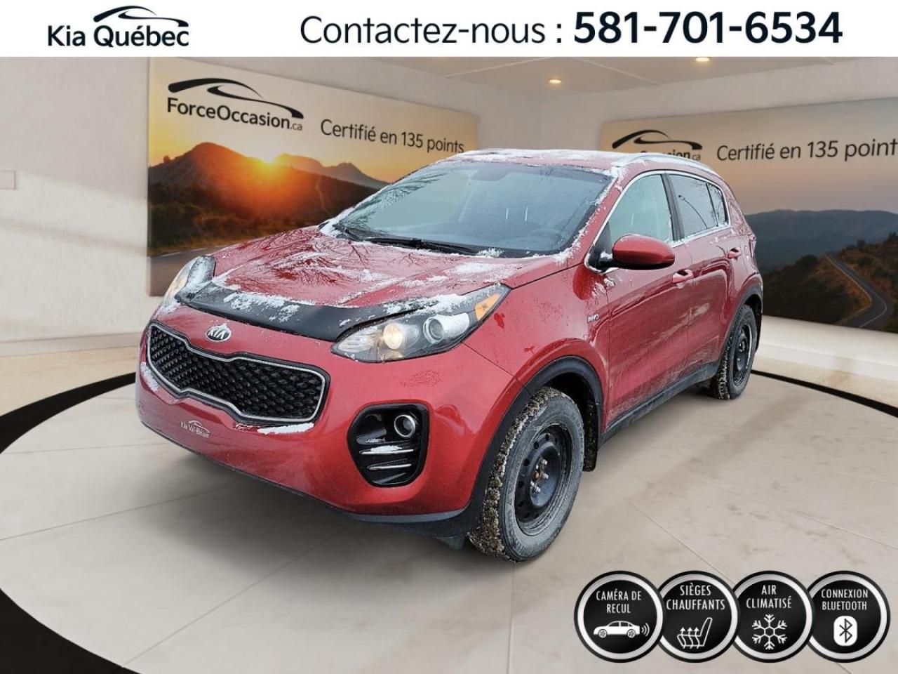 Used 2018 Kia Sportage LX *AWD *CAMÉRA DE RECUL *CARPLAY *BLUETOOTH *A/C for sale in Québec, QC