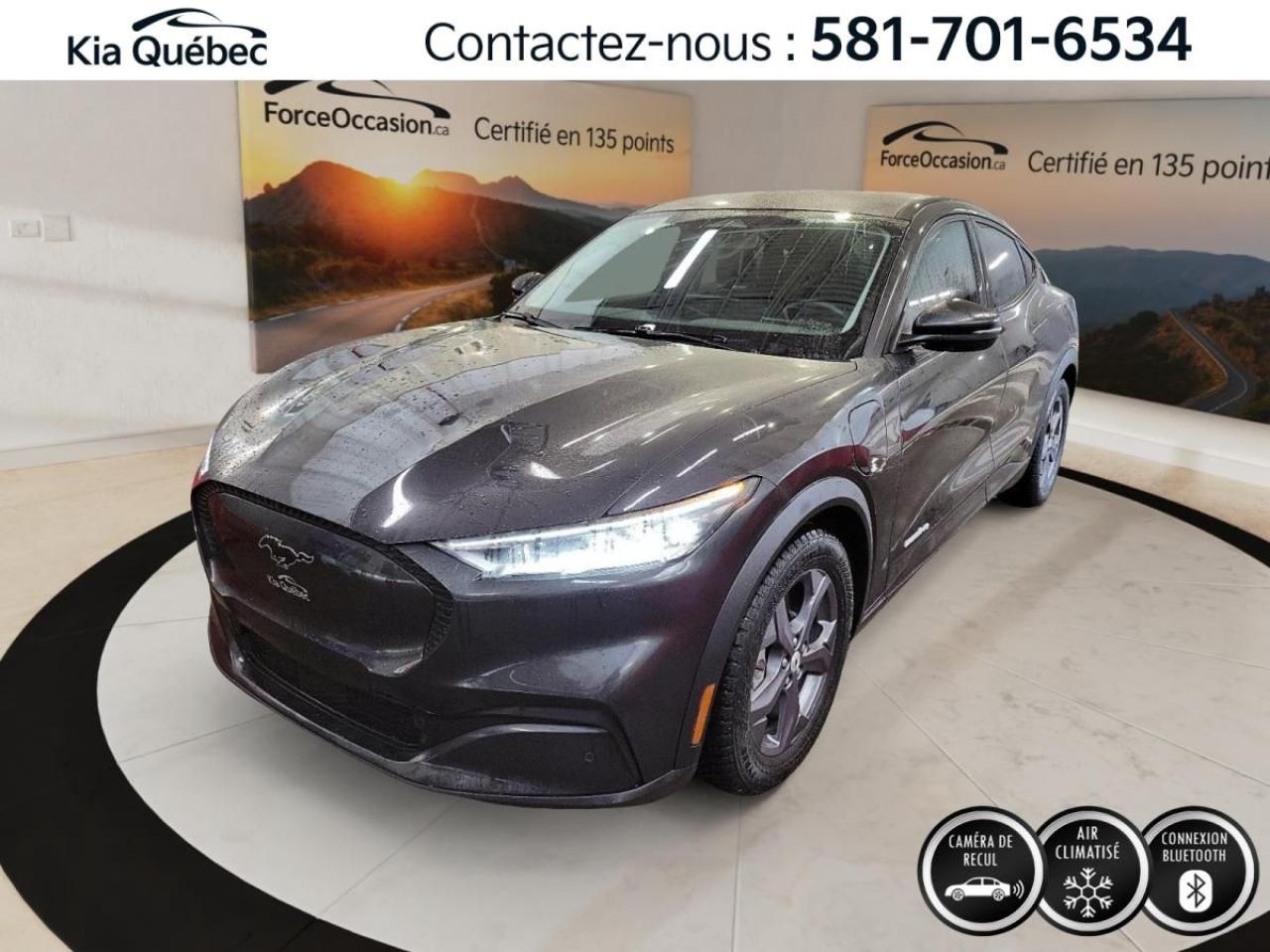 Used 2022 Ford Mustang Mach-E SELECT AWD *EV *AUTONOMIE 360 KM *GPS *CUIR*CAMÉRA for sale in Québec, QC