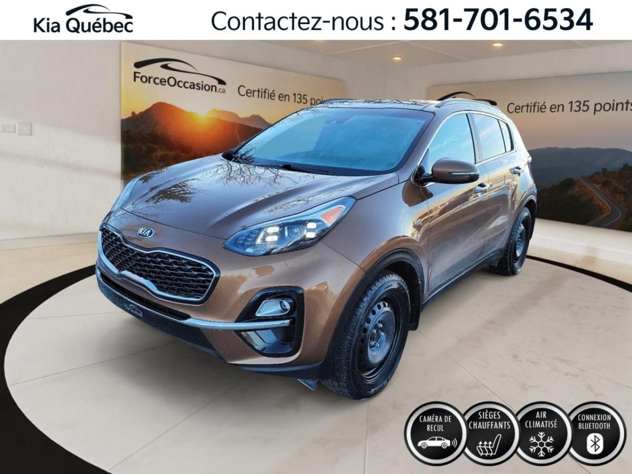 Used 2020 Kia Sportage EX TECH AWD *CUIR *TOIT *CARPLAY *CAMÉRA *GPS for sale in Québec, QC