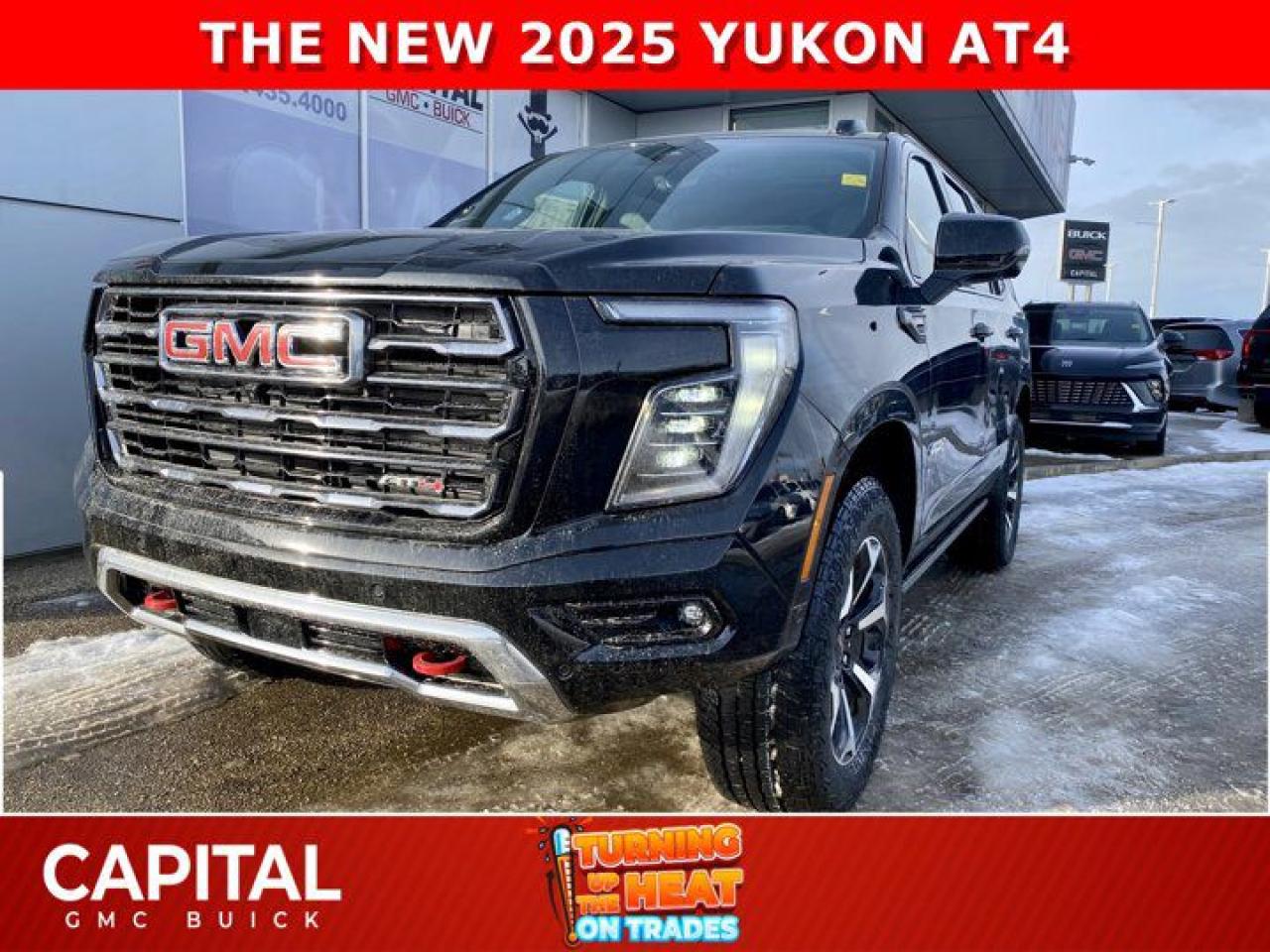 New 2025 GMC Yukon AT4 4WD for sale in Edmonton, AB