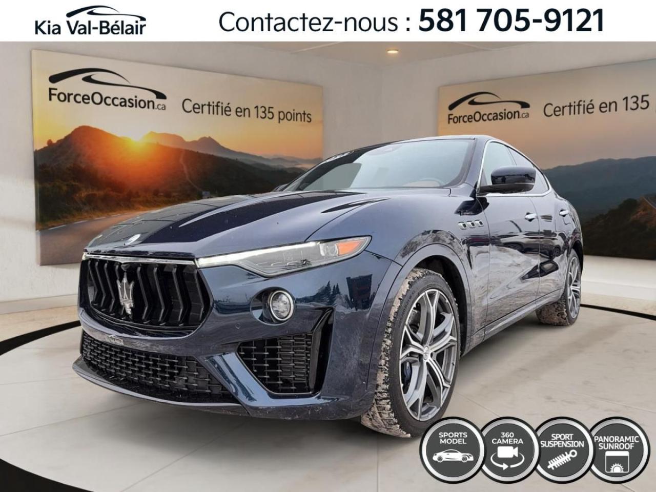 Used 2022 Maserati Levante MODENA *V6 TWIN-TURBO *424HP *CUIR *TOIT PANO *GPS for sale in Québec, QC