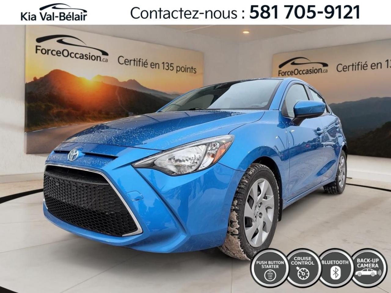 Used 2020 Toyota Yaris Hatchback YARIS *CAMERA DE RECUL *BLUETOOTH *BOUTON-POUSSOIR for sale in Québec, QC