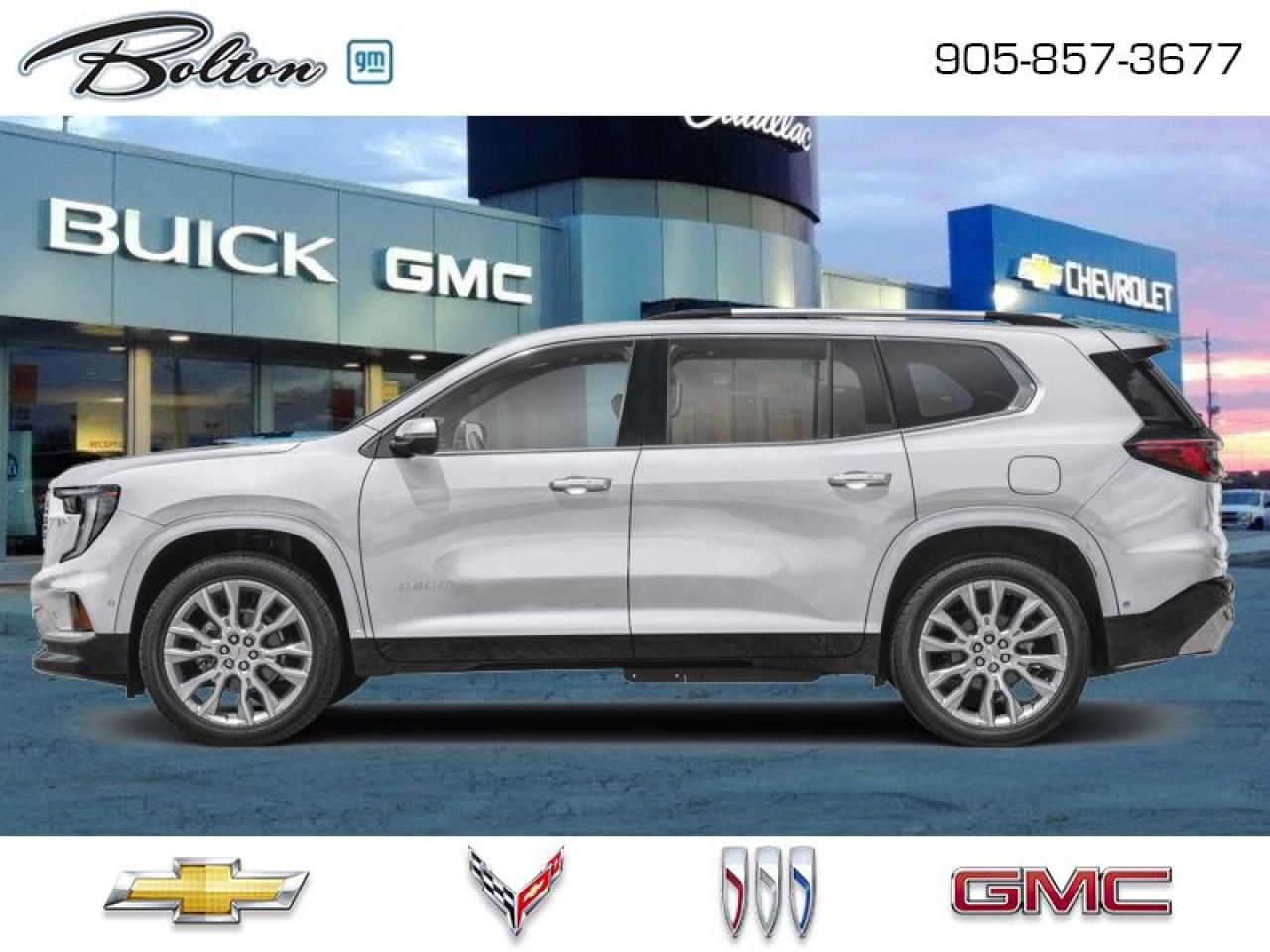 New 2025 GMC Acadia Denali - Leather Seats for sale in Bolton, ON