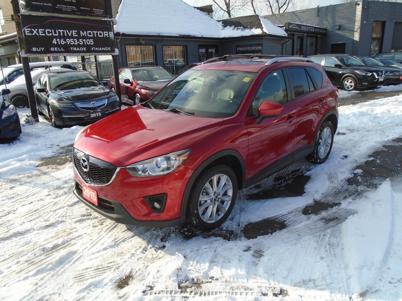 Used 2015 Mazda CX-5 GT/ AWD / LEATHER / ROOF / REAR CAM / PUSH START / for sale in Scarborough, ON