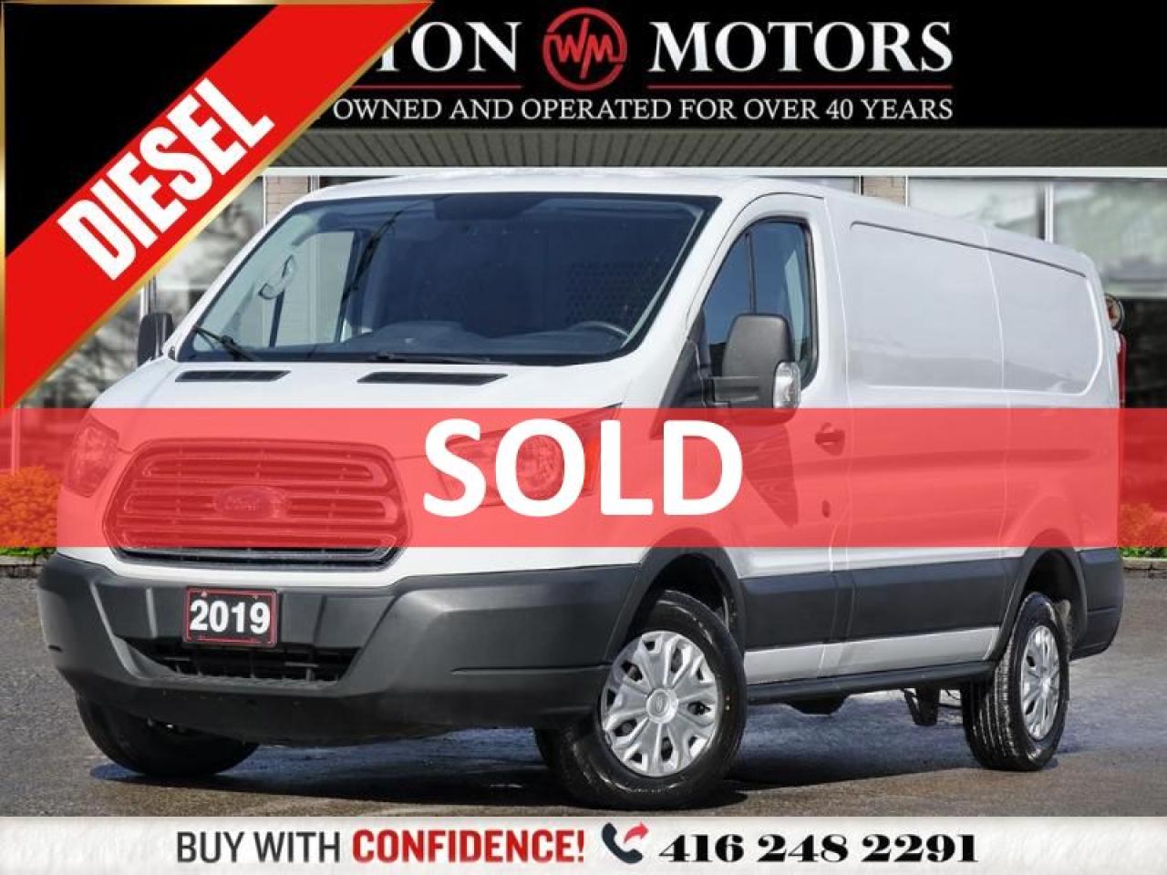 2019 Ford Transit 250 DIESEL*3.2L*SHELVING*POWER GROUP*LOW ROOF