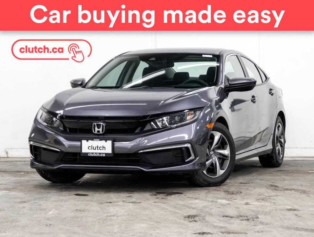 Used 2020 Honda Civic LX w/ Apple CarPlay & Android Auto, Rearview Cam, A/C for sale in Toronto, ON