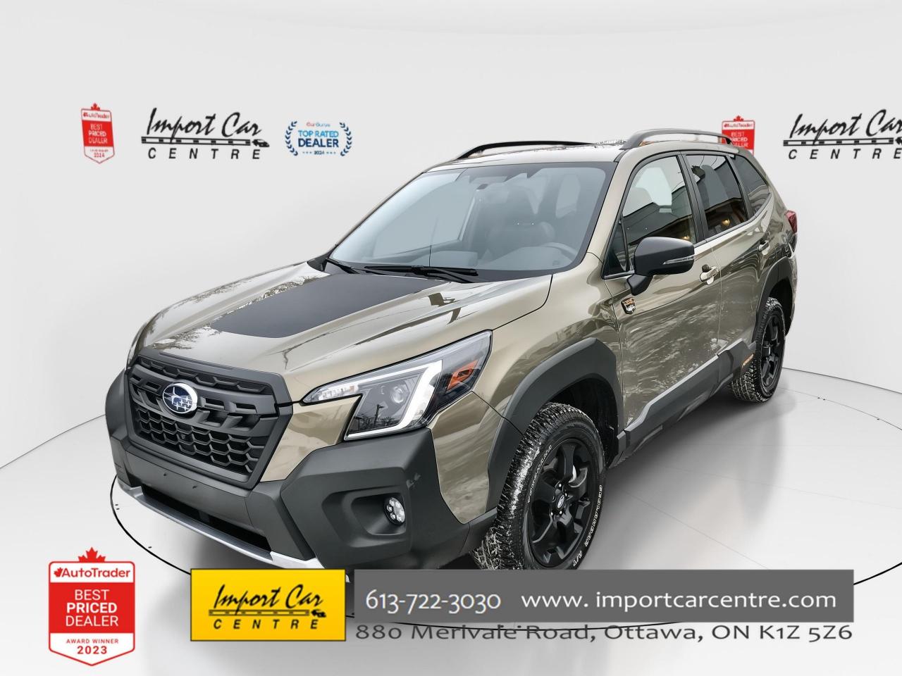 Used 2024 Subaru Forester Wilderness WILDERNESS!!  182HP, RAISED SUSPENSION, for sale in Ottawa, ON