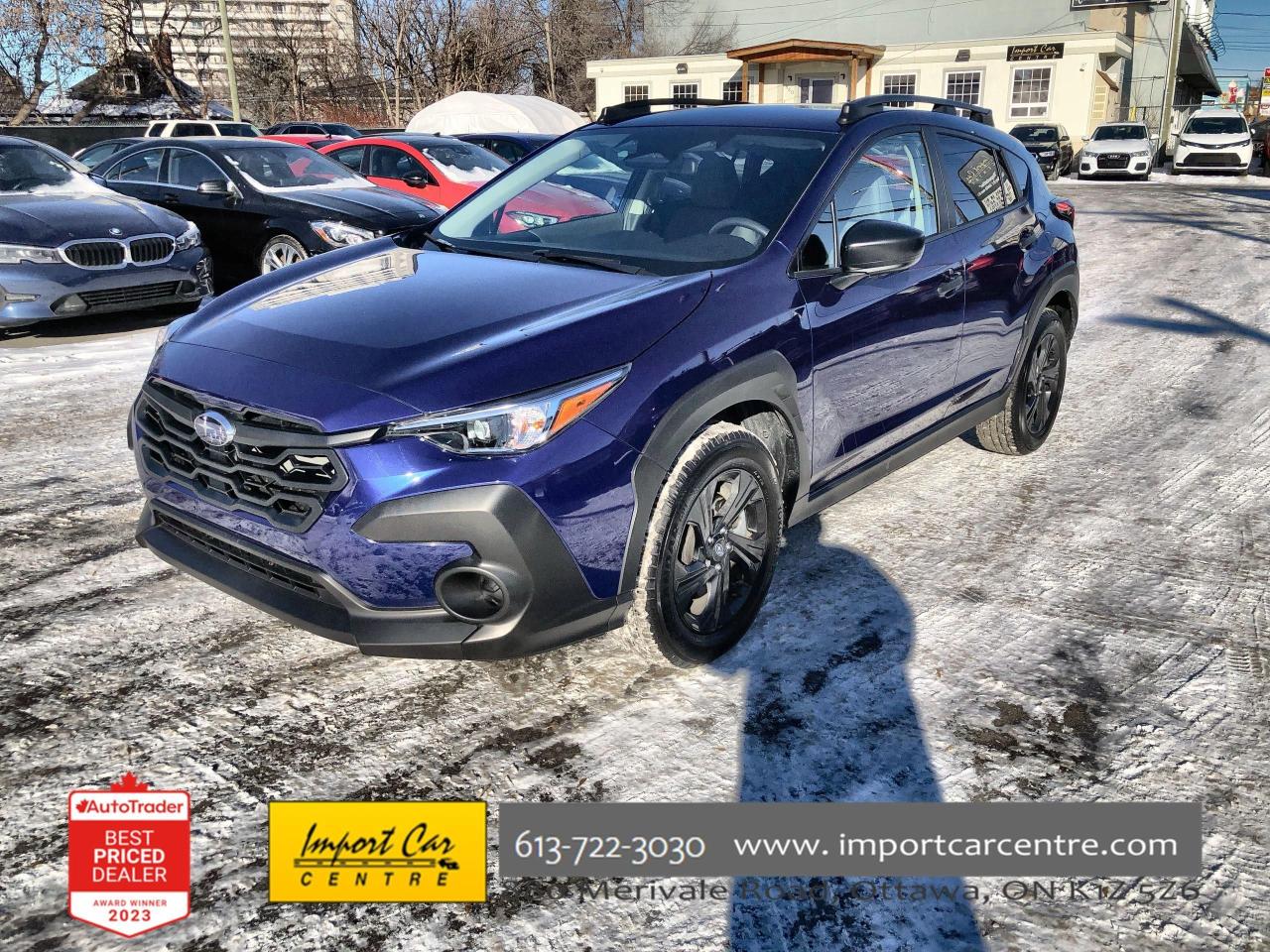 Used 2024 Subaru XV Crosstrek Convenience LIKE NEW!!  EYESIGHT, HTD. SEATS, BK.C for sale in Ottawa, ON