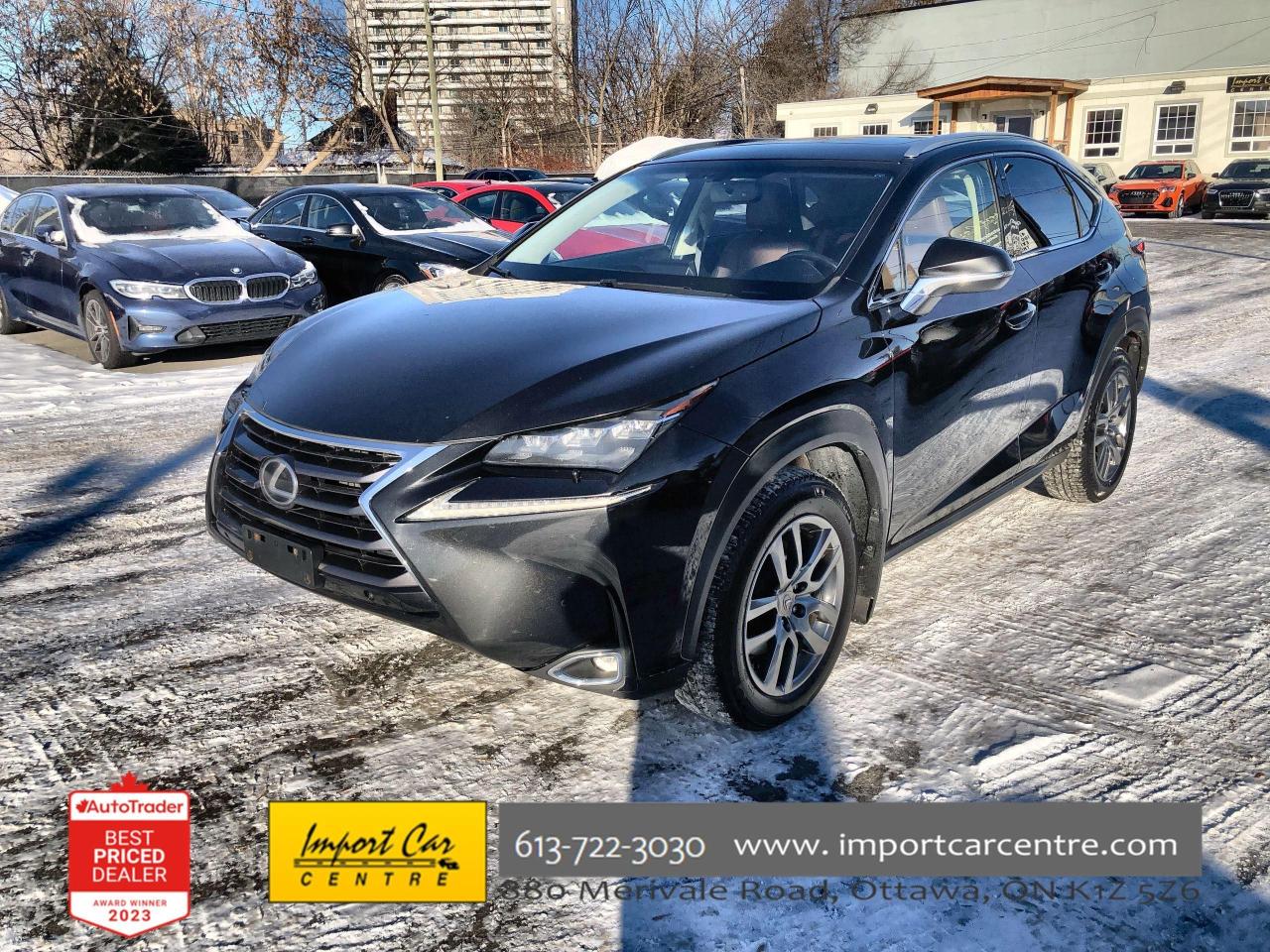 Used 2015 Lexus NX 200t LUXURY PKG, LEATHER, ROOF, NAV, HTD. & COOLED SEAT for sale in Ottawa, ON