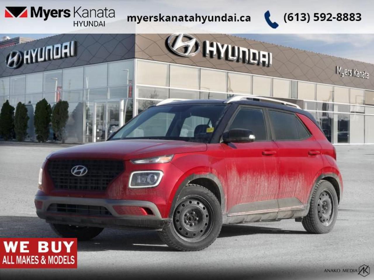 Used 2020 Hyundai Venue Ultimate Black  - Navigation - $70.46 /Wk for sale in Kanata, ON