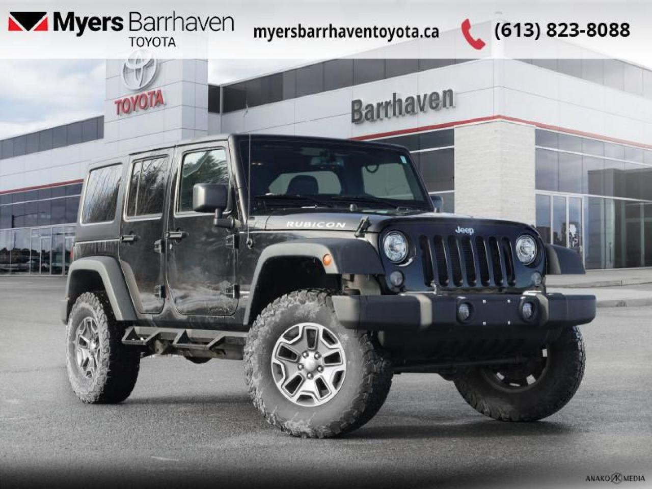 Used 2018 Jeep Wrangler Unlimited Rubicon  -  UConnect 4 - $229 B/W for sale in Ottawa, ON