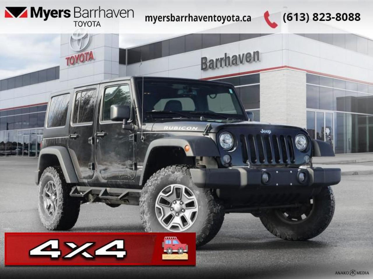 Used 2018 Jeep Wrangler Unlimited Rubicon  -  UConnect 4 - $229 B/W for sale in Ottawa, ON