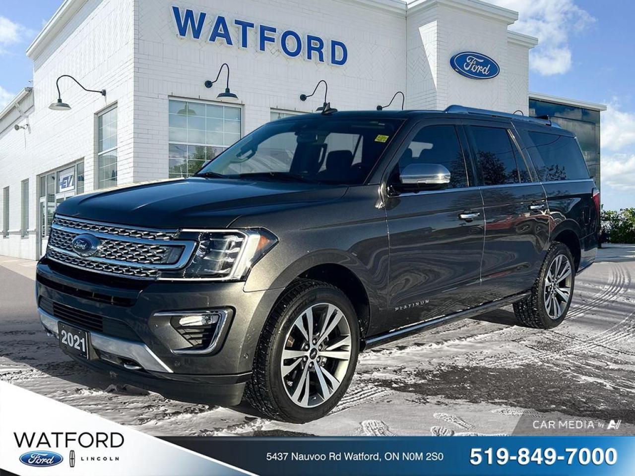 Used 2021 Ford Expedition Platinum Max 4X4 for sale in Watford, ON