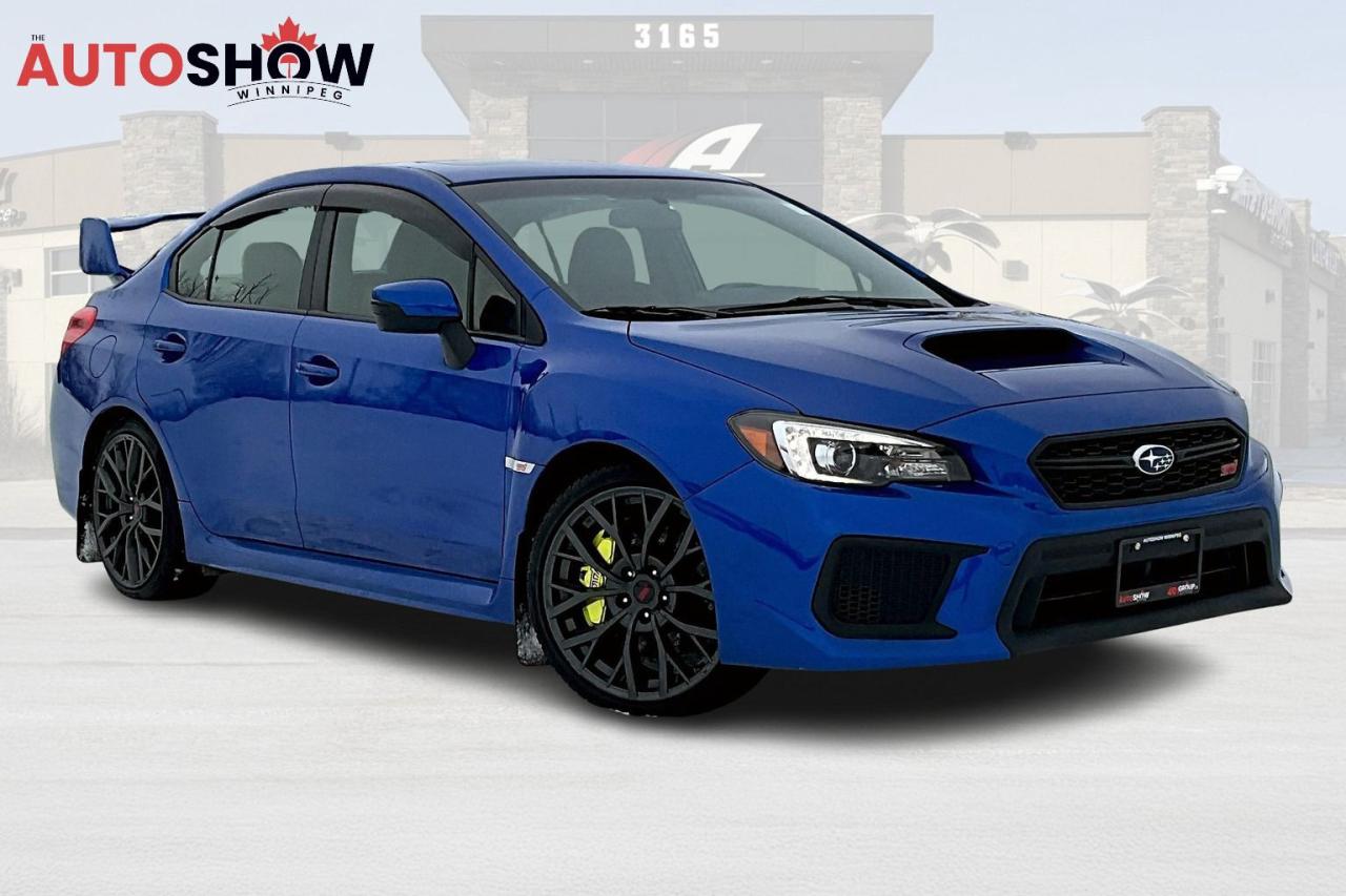 Used 2019 Subaru WRX STI SPORT- APPLE CARPLAY, HTD SEATS, SUN ROOF, BIG WING!! for sale in Winnipeg, MB