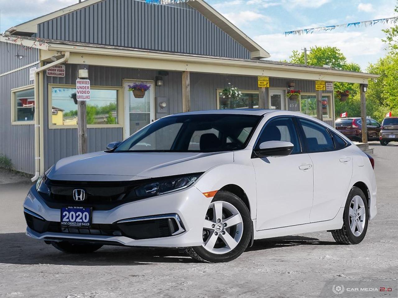 Used 2020 Honda Civic EX CVT *Ltd Avail*,ECON,PWR S/ROOF,H/SEATS,R/V CAM for sale in Orillia, ON