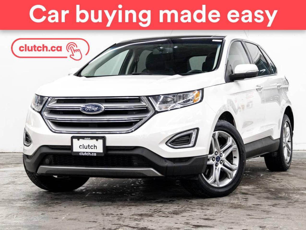 Used 2018 Ford Edge Titanium AWD w/ Apple CarPlay & Android Auto, Heated Steering Wheel, Heated Front Seats for sale in Toronto, ON