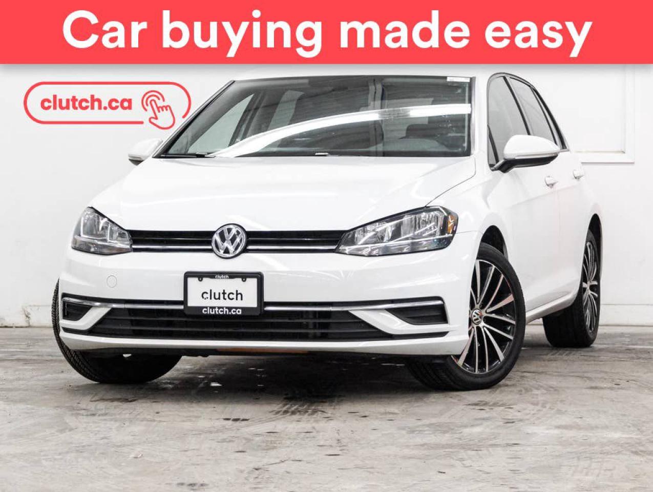 Used 2018 Volkswagen Golf Trendline w/ Apple CarPlay & Android Auto, A/C, Rearview Cam for sale in Toronto, ON