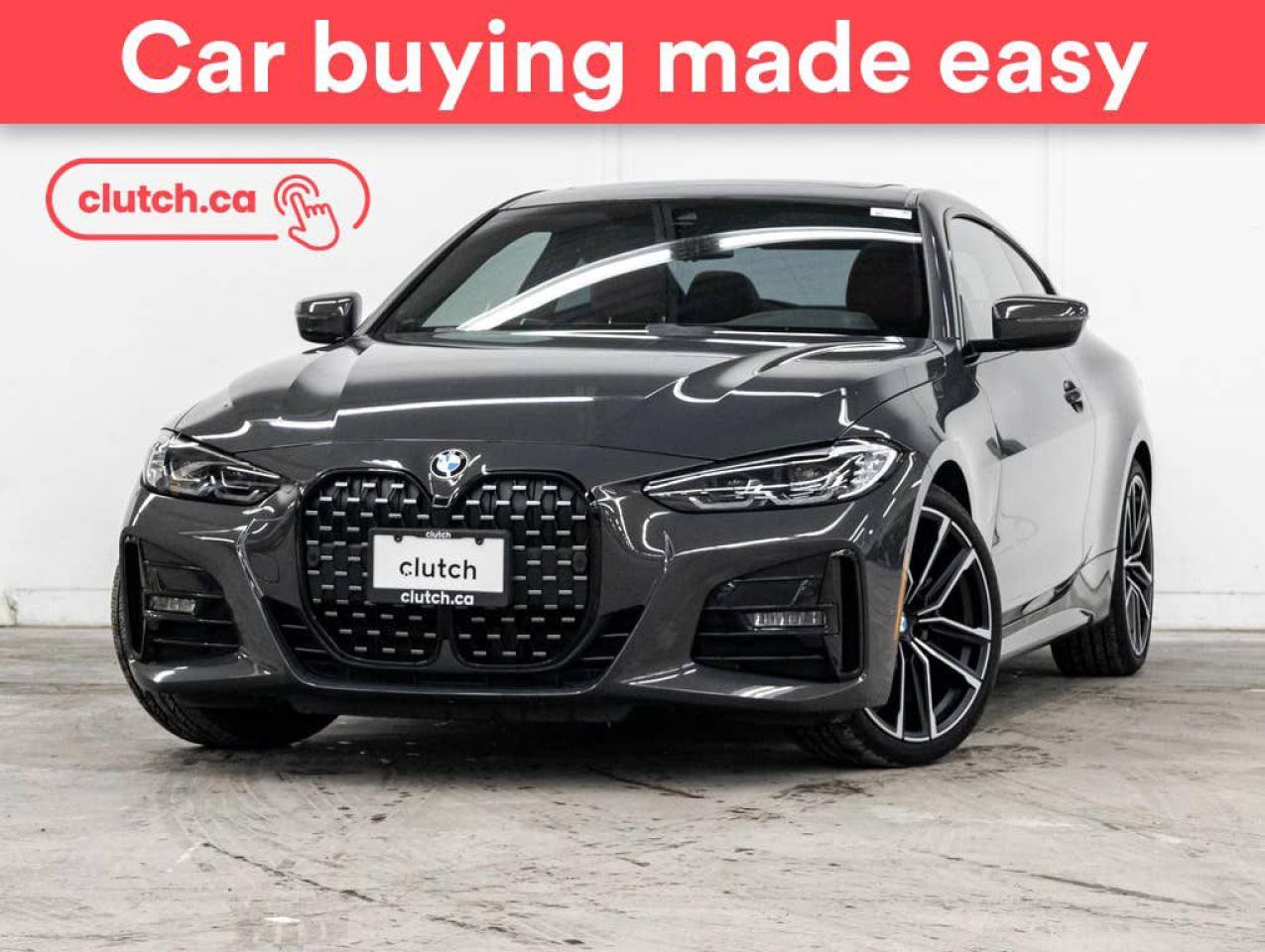 Used 2022 BMW 4 Series 430i xDrive Coupe AWD w/ Apple CarPlay & Android Auto, Tri Zone A/C, Power Sunroof for sale in Toronto, ON