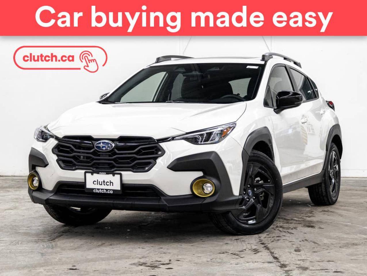 Used 2024 Subaru XV Crosstrek Onyx AWD w/ Apple CarPlay & Android Auto, Heated Steering Wheel, Heated Front Seats for sale in Toronto, ON