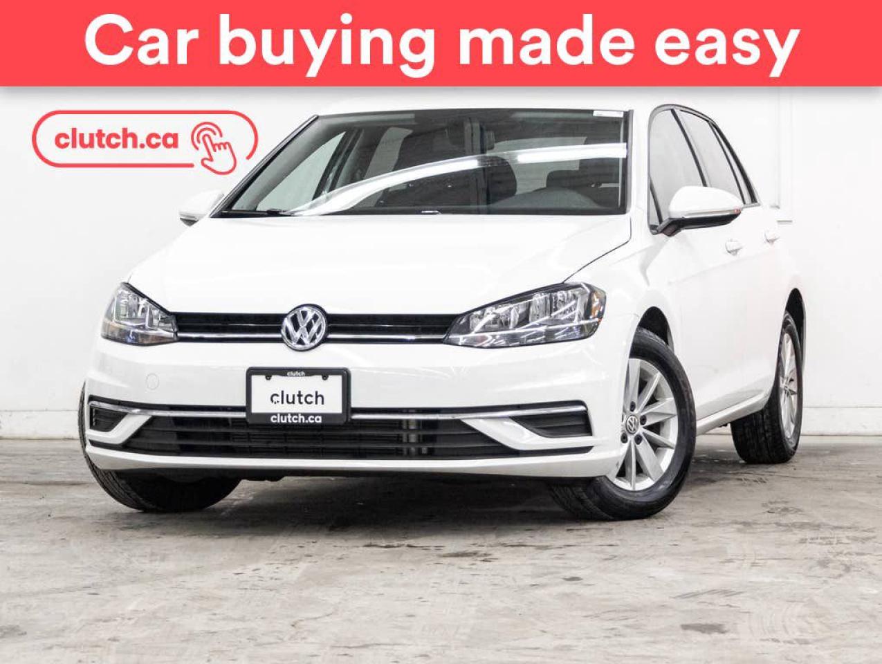 Used 2020 Volkswagen Golf Comfortline w/ Apple CarPlay & Android Auto, Heated Front Seats, Rearview Camera for sale in Toronto, ON