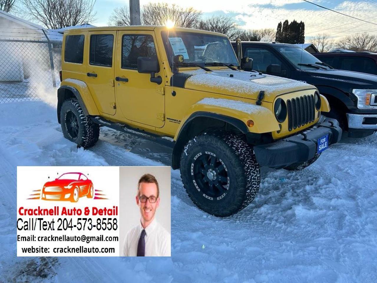 Used 2015 Jeep Wrangler UNLIMITED 4WD 4DR SAHARA for sale in Carberry, MB