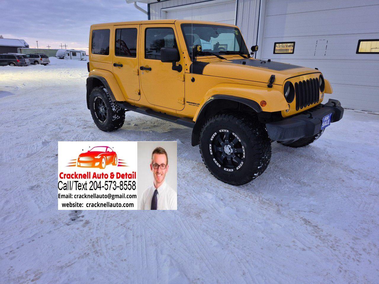 Used 2015 Jeep Wrangler UNLIMITED 4WD 4DR SAHARA for sale in Carberry, MB