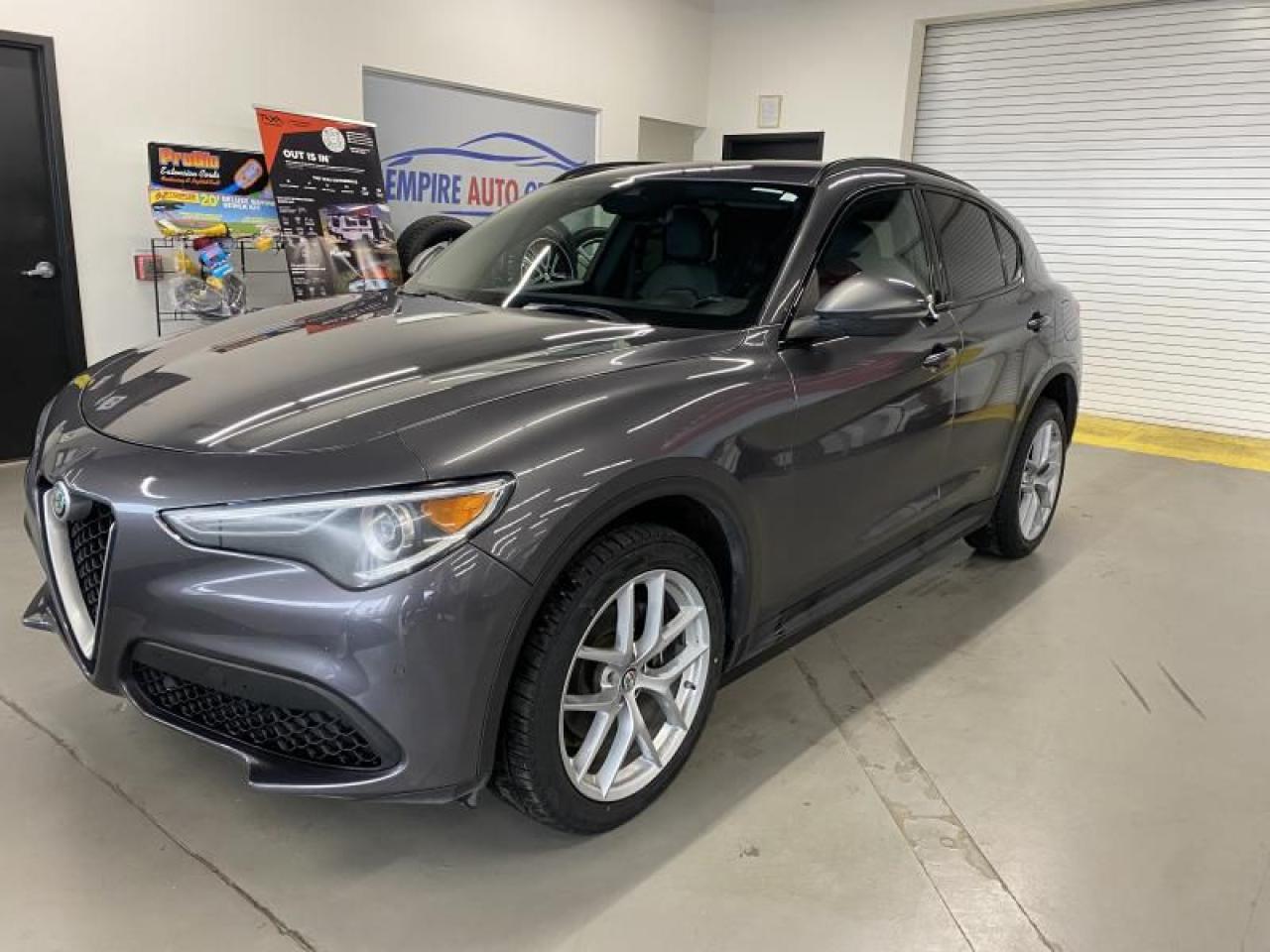 <a href=http://www.theprimeapprovers.com/ target=_blank>Apply for financing</a>

Looking to Purchase or Finance a Alfa romeo Stelvio or just a Alfa romeo Suv? We carry 100s of handpicked vehicles, with multiple Alfa Romeo Suvs in stock! Visit us online at <a href=https://empireautogroup.ca/?source_id=6>www.EMPIREAUTOGROUP.CA</a> to view our full line-up of Alfa romeo Stelvios or  similar Suvs. New Vehicles Arriving Daily!<br/>  	<br/>FINANCING AVAILABLE FOR THIS LIKE NEW ALFA ROMEO STELVIO!<br/> 	REGARDLESS OF YOUR CURRENT CREDIT SITUATION! APPLY WITH CONFIDENCE!<br/>  	SAME DAY APPROVALS! <a href=https://empireautogroup.ca/?source_id=6>www.EMPIREAUTOGROUP.CA</a> or CALL/TEXT 519.659.0888.<br/><br/>	   	THIS, LIKE NEW ALFA ROMEO STELVIO INCLUDES:<br/><br/>  	* Wide range of options including ALL CREDIT,FAST APPROVALS,LOW RATES, and more.<br/> 	* Comfortable interior seating<br/> 	* Safety Options to protect your loved ones<br/> 	* Fully Certified<br/> 	* Pre-Delivery Inspection<br/> 	* Door Step Delivery All Over Ontario<br/> 	* Empire Auto Group  Seal of Approval, for this handpicked Alfa romeo Stelvio<br/> 	* Finished in Grey, makes this Alfa romeo look sharp<br/><br/>  	SEE MORE AT : <a href=https://empireautogroup.ca/?source_id=6>www.EMPIREAUTOGROUP.CA</a><br/><br/> 	  	* All prices exclude HST and Licensing. At times we may require a down payment for financing. As per OMVIC regulations, this vehicle is not road worthy,  not safety certified and not licensed. Certification is available for $749. All our vehicles are in excellent condition and have been fully inspected by an in-house licensed mechanic.<br/><br/>* Empire Auto Group shall not be held liable for any errors or omissions pertaining to information provided (whether orally, in writing, or in digital image form) on this website, included but not limited to: year, make, model, vehicle options (both hardware and software), vehicle condition, vehicle trim, accessories, mileage. Client is solely responsible for performing appropriate due diligence as it pertains to any and all information regarding the type, condition, options, vehicle trim, status, and history of vehicle before completing a transaction. The advertised price is a finance only price, if you wish to purchase the vehicle for cash additional $2000 surcharge will apply. Applicable prices and special offers are subject to change with or without notice and shall be at the full discretion of Empire Auto Group.