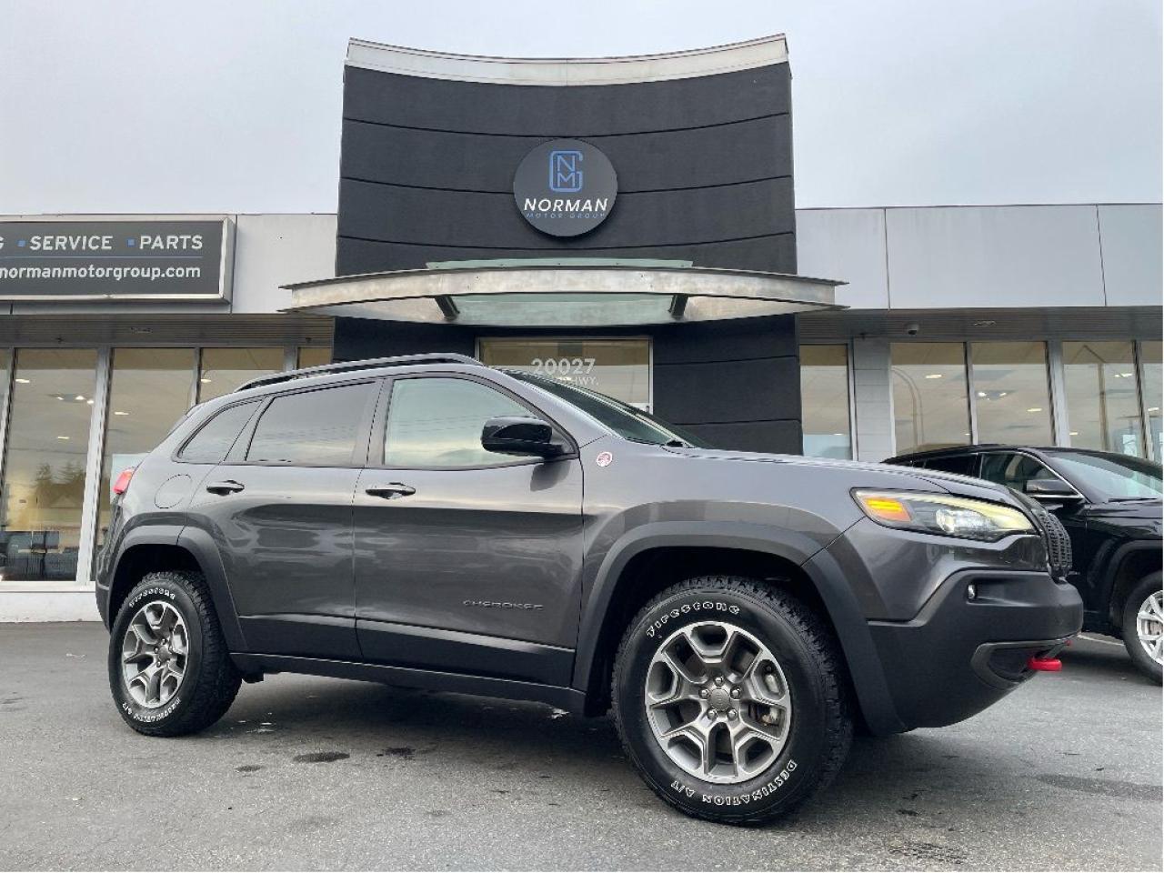 Used 2022 Jeep Cherokee Trailhawk 4WD 3.2L PWR HEATED LEATHER CAMERA for sale in Langley, BC