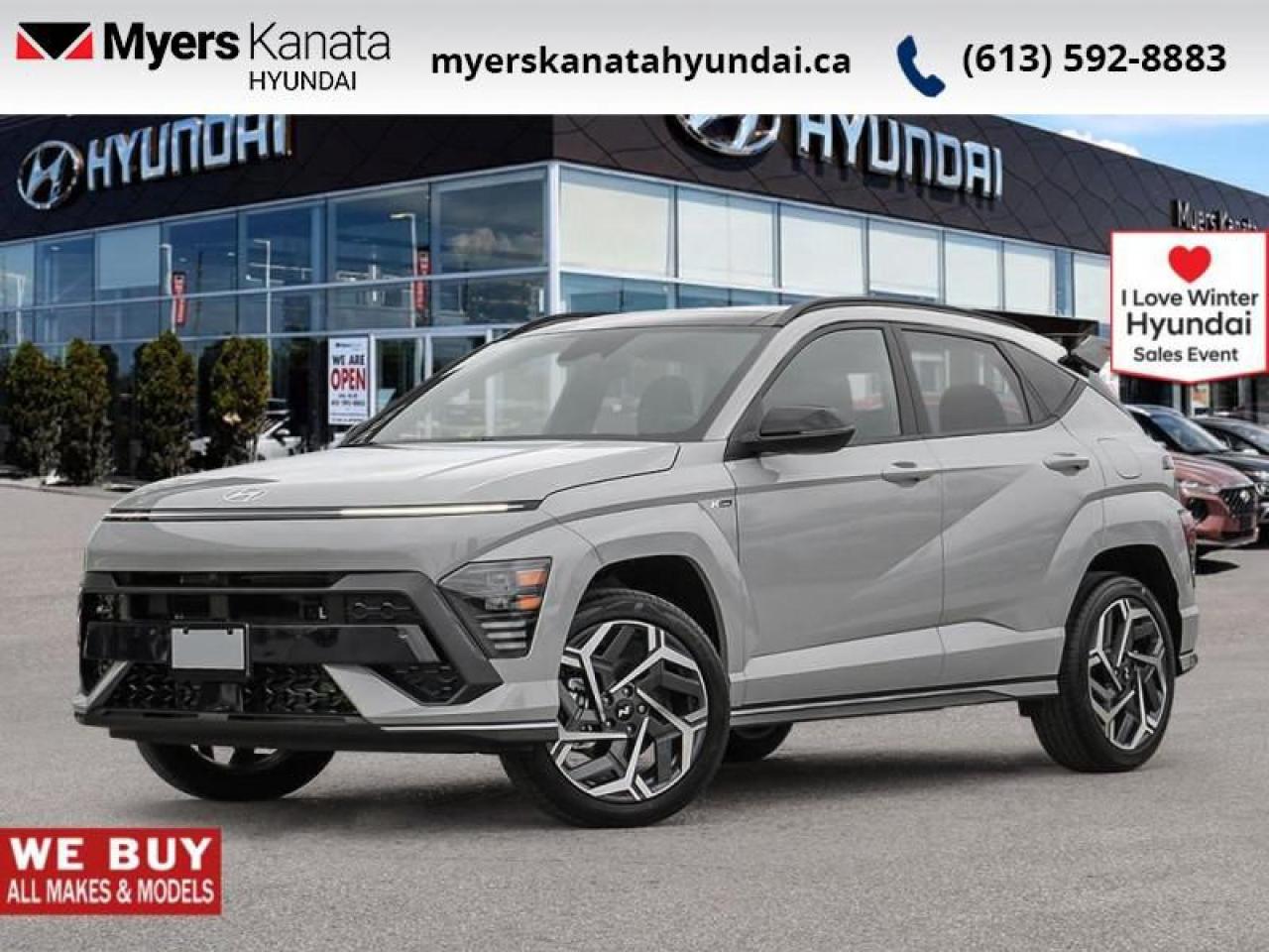 New 2025 Hyundai KONA N Line AWD  - Sunroof - $132.29 /Wk for sale in Kanata, ON