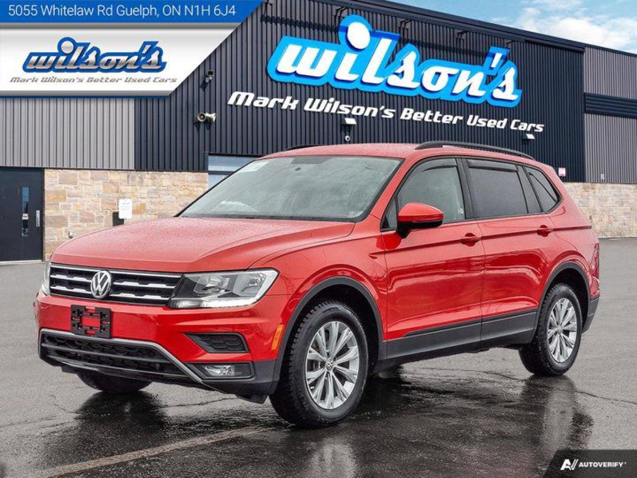 Used 2018 Volkswagen Tiguan Trendline AWD | Heated Seats | CarPlay + Android | Rear Camera | Alloy Wheels | Bluetooth & more!! for sale in Guelph, ON