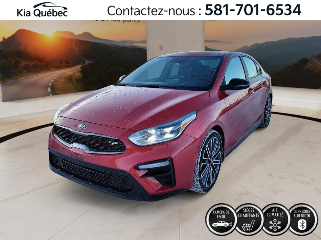 Used 2021 Kia Forte GT *TOIT OUVRANT *CARPLAY *BLUETOOTH *A/C *BIZONE for sale in Québec, QC