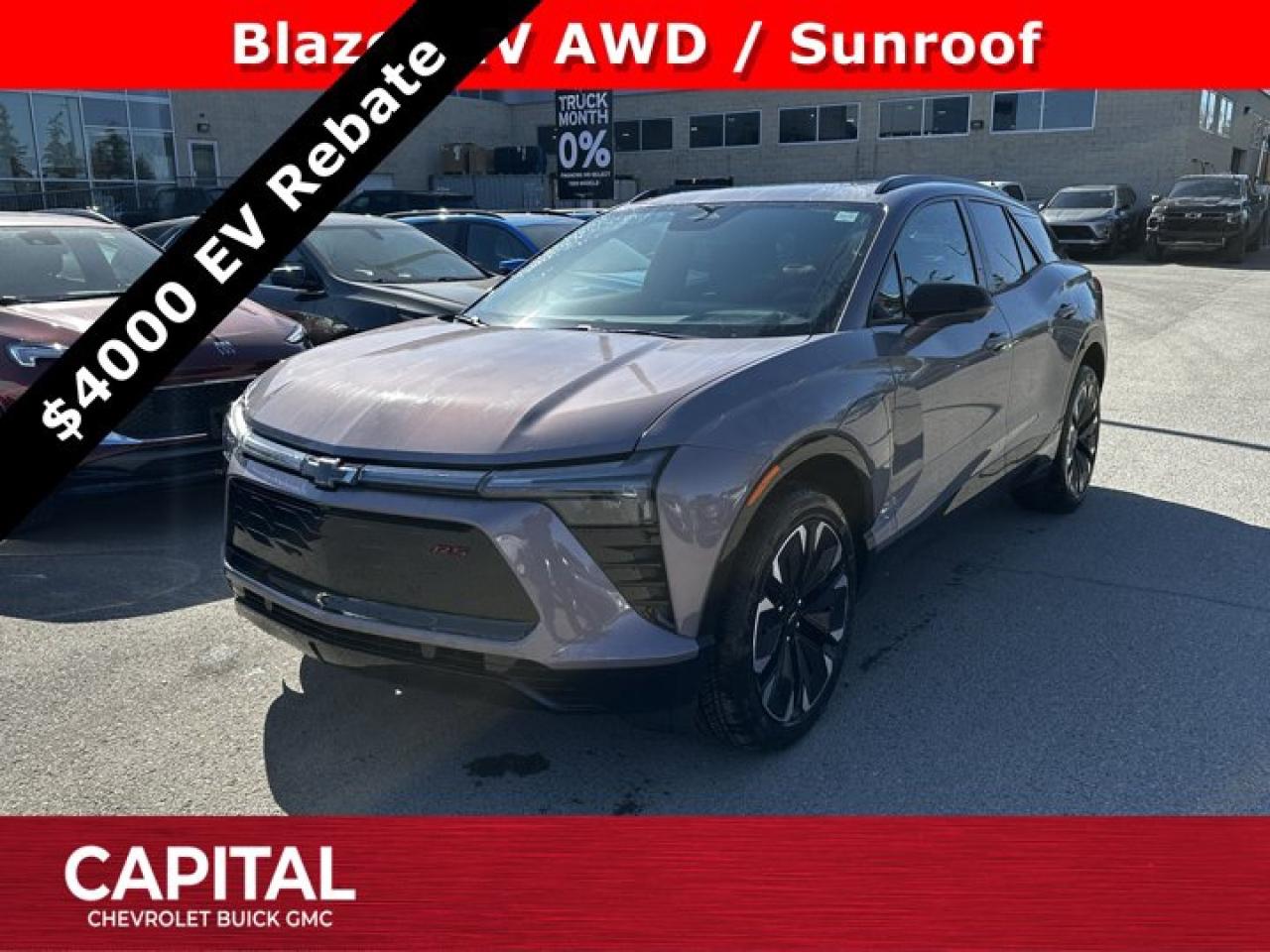 New 2025 Chevrolet Blazer EV AWD RS for sale in Calgary, AB