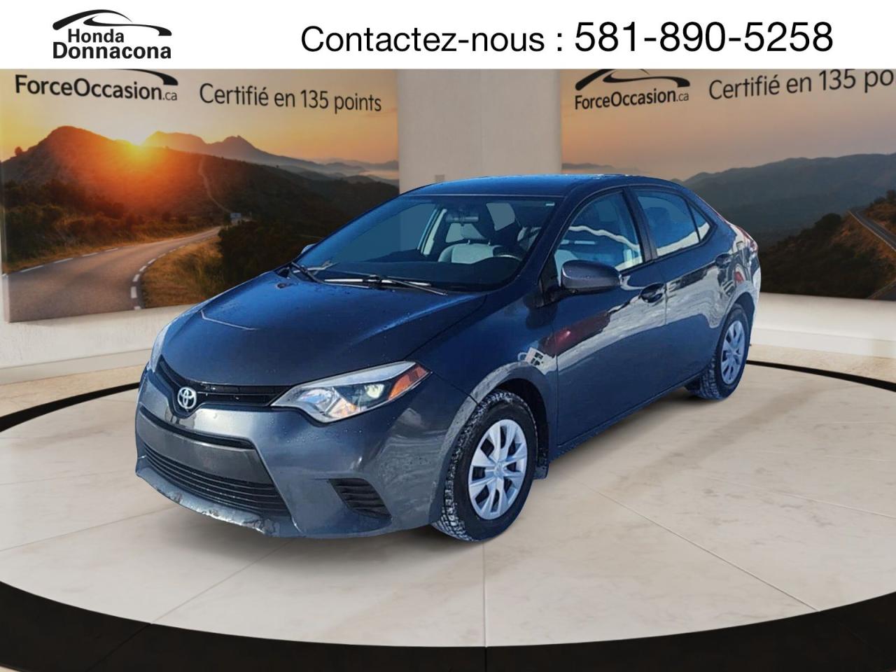 Used 2014 Toyota Corolla Berline 4 portes, boîte manuelle, CE for sale in Donnacona, QC