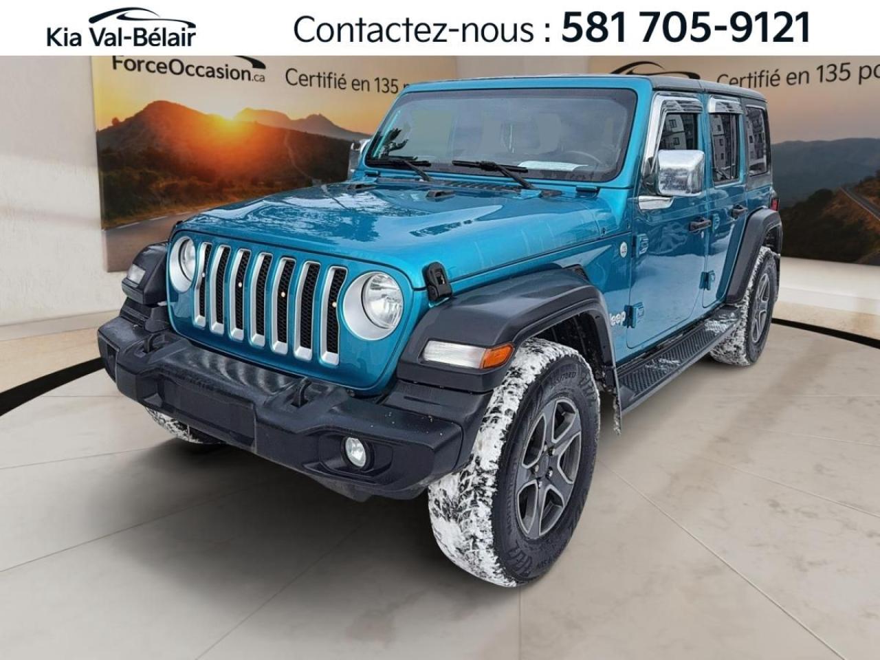 Used 2019 Jeep Wrangler UNLIMITED *SPORT *4X4 *CAMÉRA RECUL *CRUISE *A/C for sale in Québec, QC