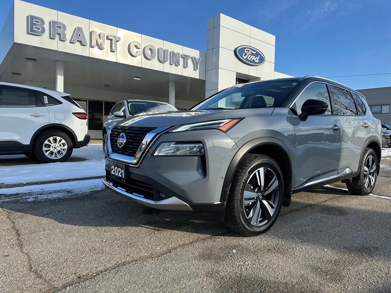 <p>2021 NISSAN ROGUE PLATINUM AWD , ONE OWNER, LOCAL TRADE IN , CLEAN CARFAX </p><p class=MsoNoSpacing>Price includes safety.  We are a full disclosure dealership - ask to see this vehicles CarFax report.</p><p class=MsoNoSpacing> Brant County Ford is a family-owned dealership and has been a proud member of the Brantford community for over 40 years!</p><p class=MsoNoSpacing>** See dealer for details.</p><p class=MsoNoSpacing>*Please note all prices are plus HST and Licensing.</p><p class=MsoNoSpacing>* Prices in Ontario, Alberta and British Columbia include OMVIC/AMVIC fee (where applicable), accessories, other dealer installed options, administration and other retailer charges.</p><p class=MsoNoSpacing> </p><p> </p><p class=MsoNoSpacing>All prices are in Canadian dollars (unless otherwise indicated). Retailers are free to set individual prices.</p><p> </p>