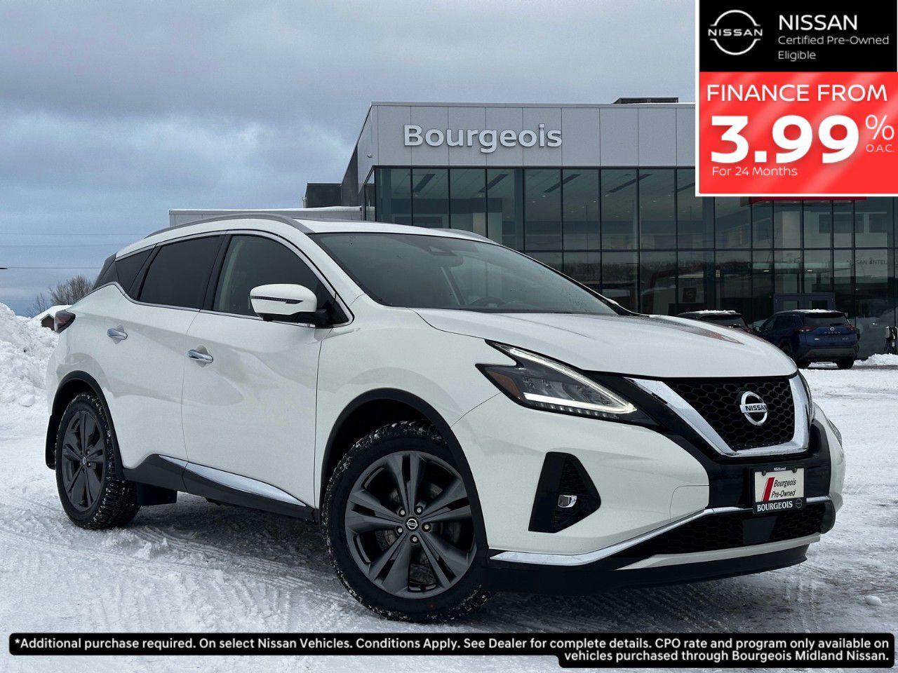 Used 2019 Nissan Murano AWD PLATINUM for sale in Midland, ON