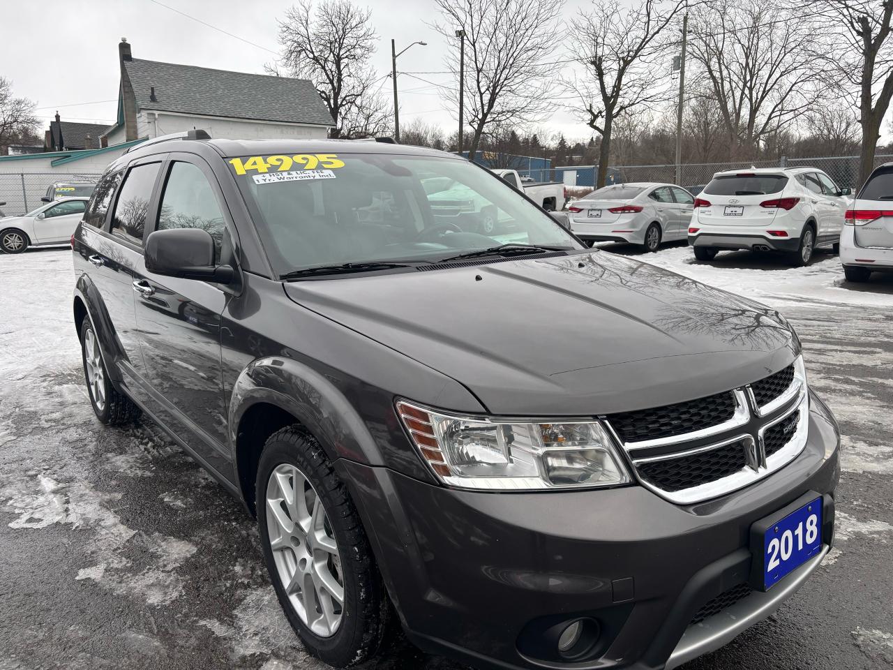 Used 2018 Dodge Journey GT, All Wheel Drive, 7 Passengers, Leather, DVD for sale in St Catharines, ON