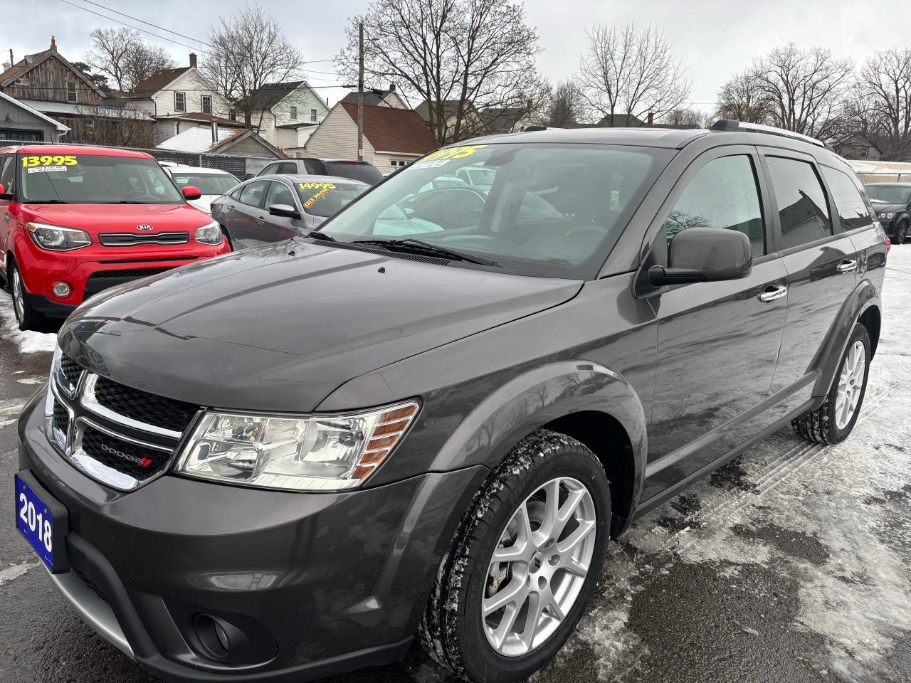 2018 Dodge Journey GT, All Wheel Drive, 7 Passengers, Leather, DVD