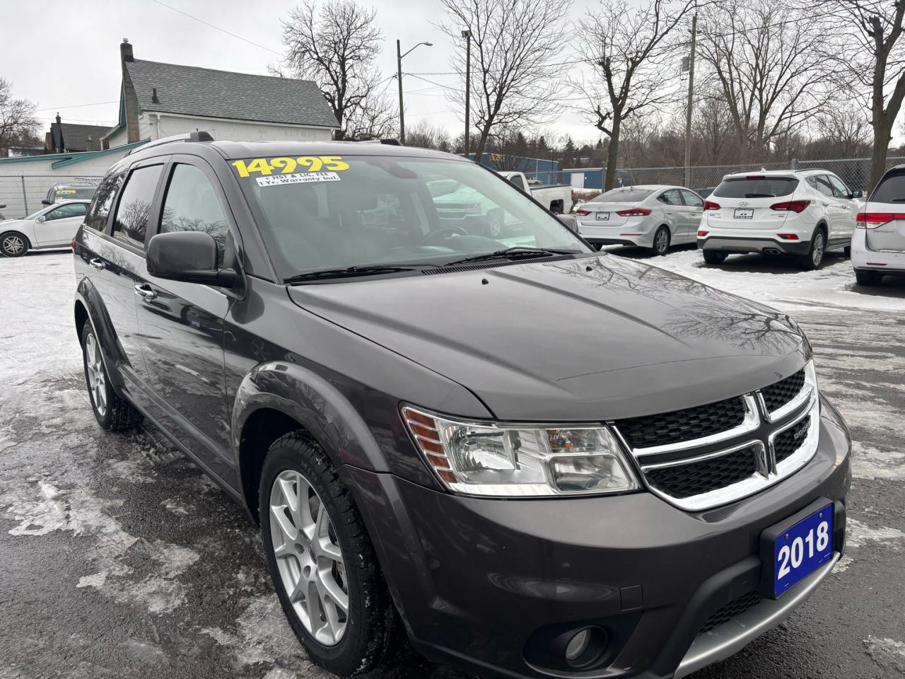 Used 2018 Dodge Journey GT, All Wheel Drive, 7 Passengers, Leather, DVD for sale in Kitchener, ON