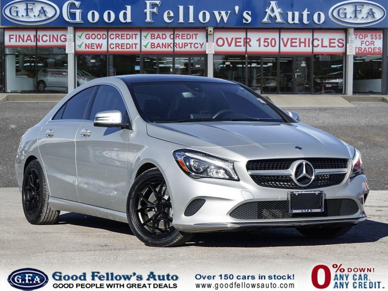 Used 2018 Mercedes-Benz CLA-Class 4MATIC, LEATHER SEATS, PANORAMIC ROOF, NAVIGATION, for sale in North York, ON