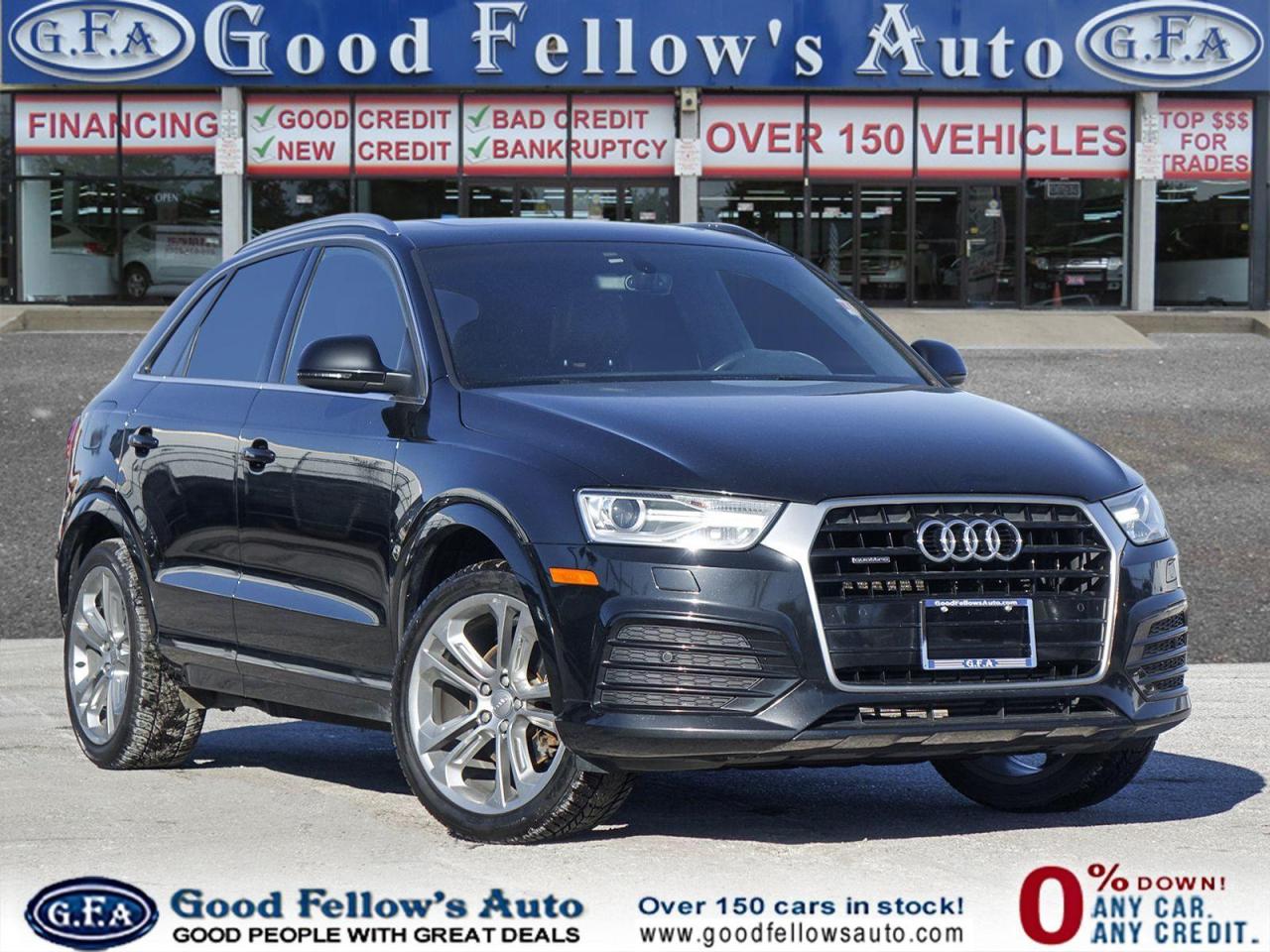 2018 Audi Q3 PROGRESSIV QUATTRO MODEL, LEATHER SEATS, SUNROOF,