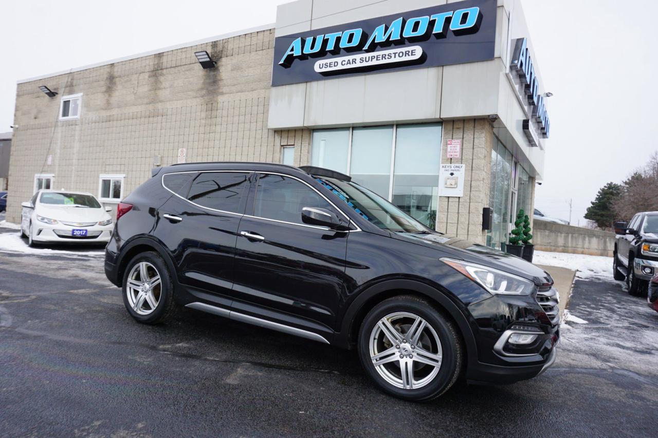 Used 2018 Hyundai Santa Fe 2.0T SPORT LIMITED PKG AWD CERTIFIED *ACCIDENT FREE* CAMERA NAV BLUETOOTH LEATHER HEATED SEATS PANO ROOF CRUISE ALLOYS for sale in Burlington, ON