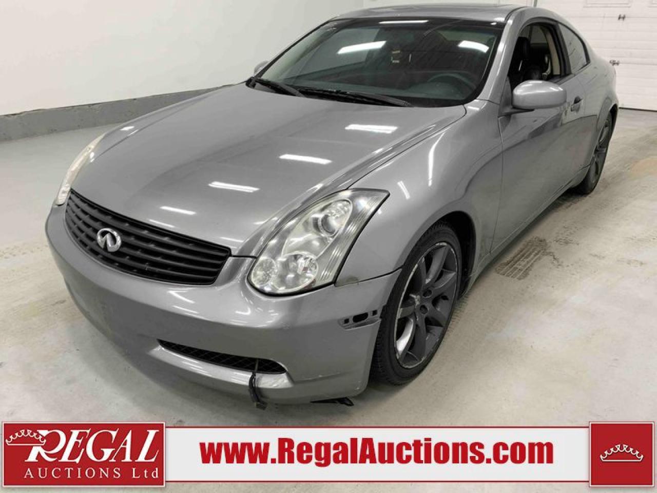 Used 2003 Infiniti G35 BASE for sale in Calgary, AB