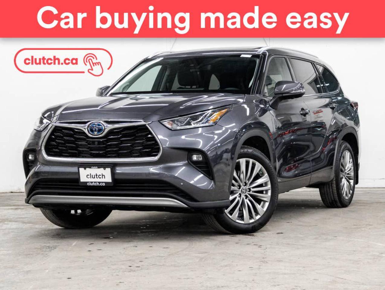 Used 2024 Toyota Highlander HYBRID Limited AWD w/ Platinum Pkg. w/ Apple CarPlay & Android Auto, Heated Steering Wheel, Heated Front Seats for sale in Toronto, ON