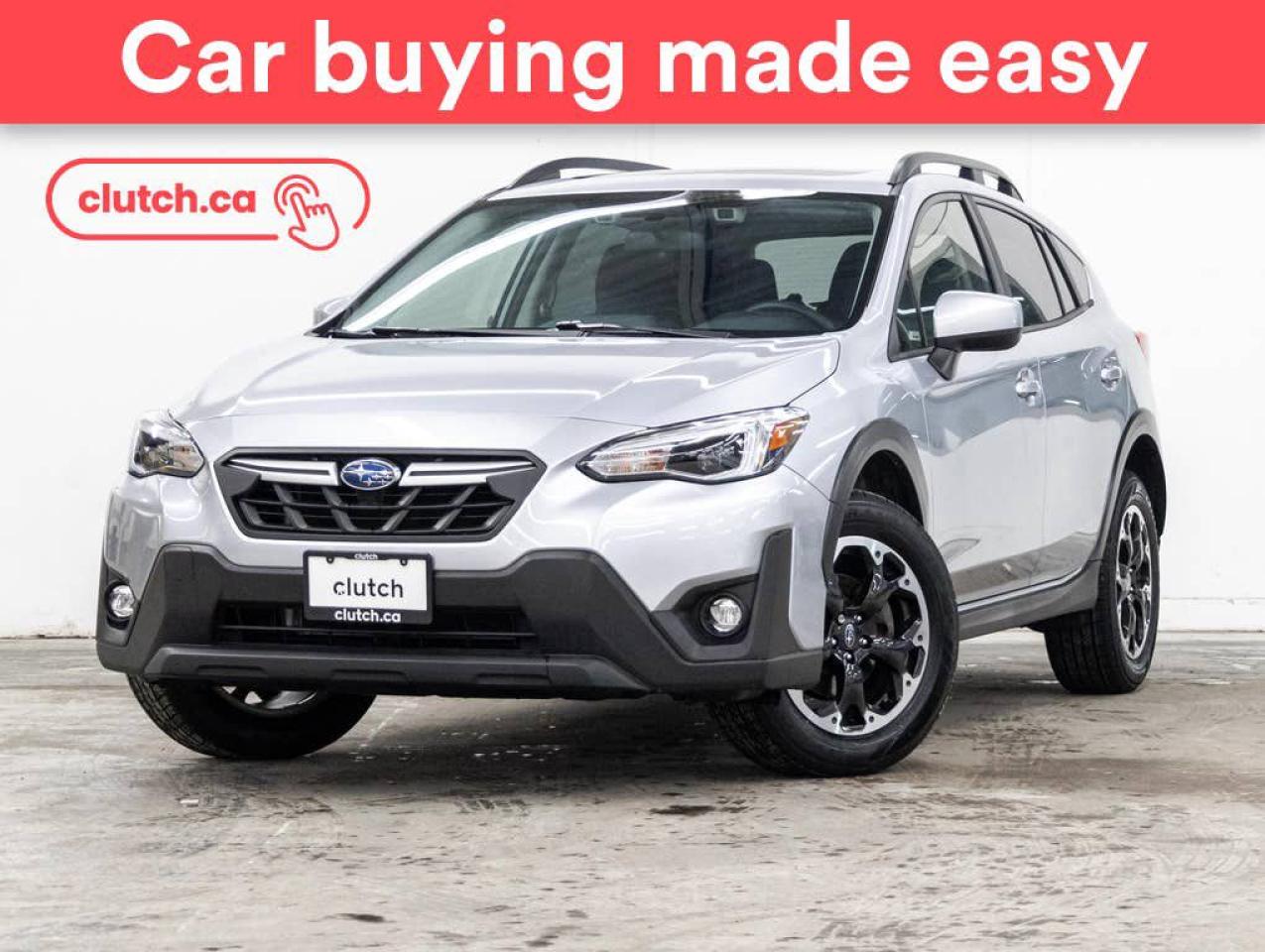 Used 2021 Subaru XV Crosstrek Sport AWD w/ Eyesight Pkg w/ Apple CarPlay & Android Auto, Power Moonroof, Rearview Cam for sale in Toronto, ON