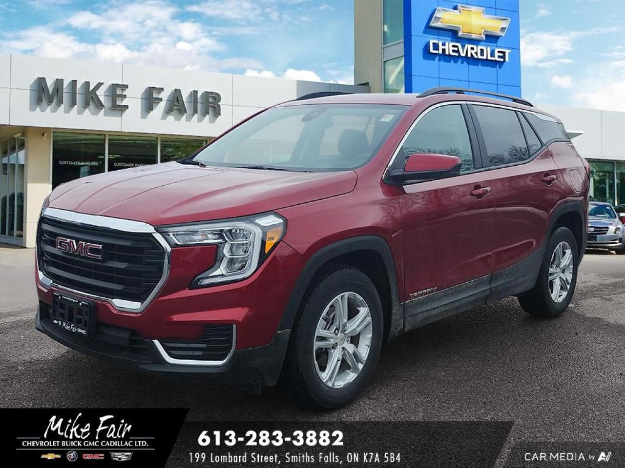 Used 2022 GMC Terrain SLE AWD,heated front seats,auto climate control,remote start,HD rear camera for sale in Smiths Falls, ON